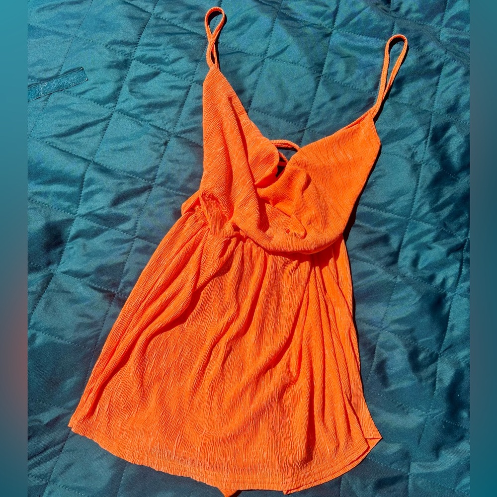 Chic Orange romper